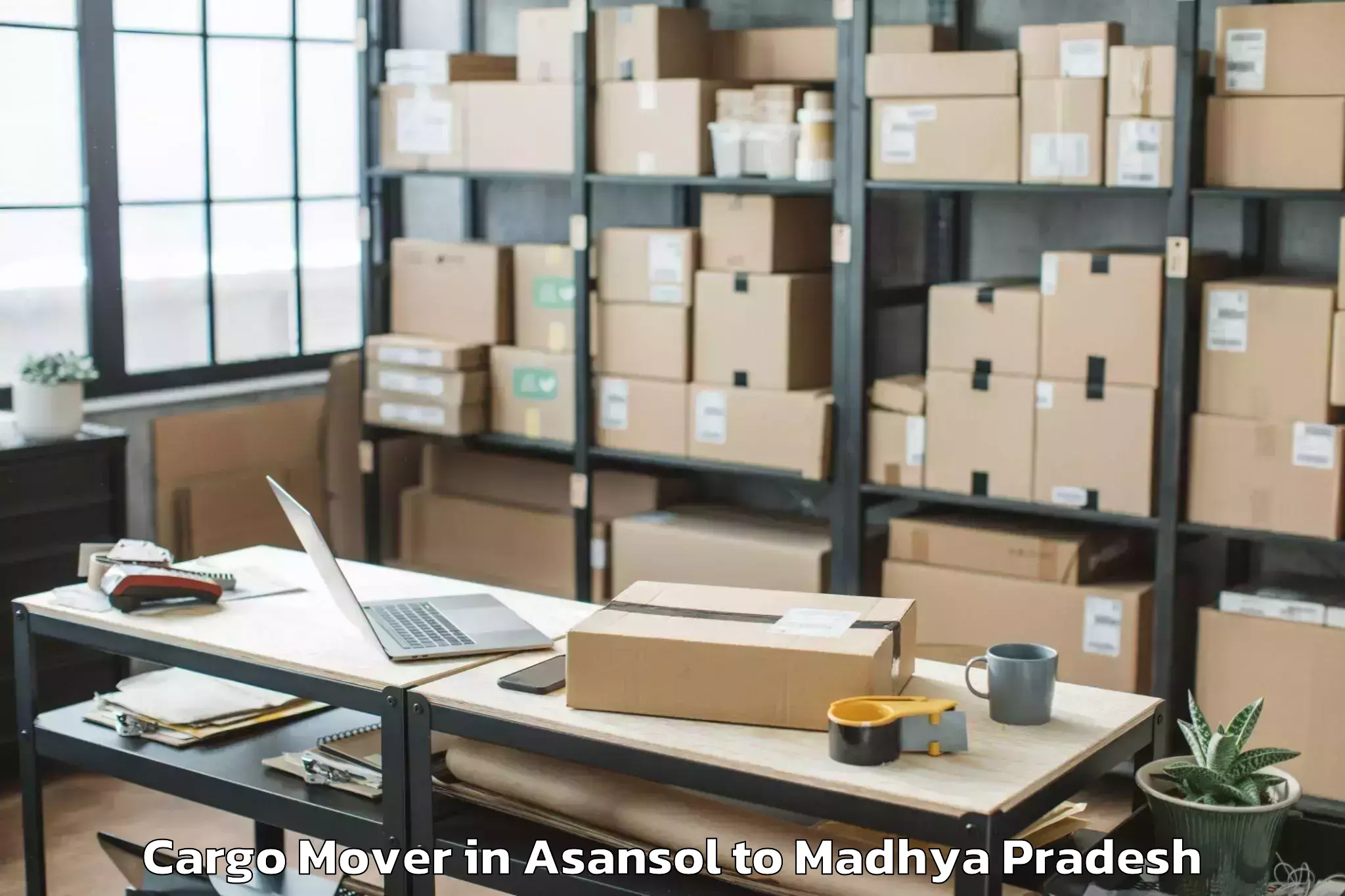 Top Asansol to Malwanchal University Indore Cargo Mover Available